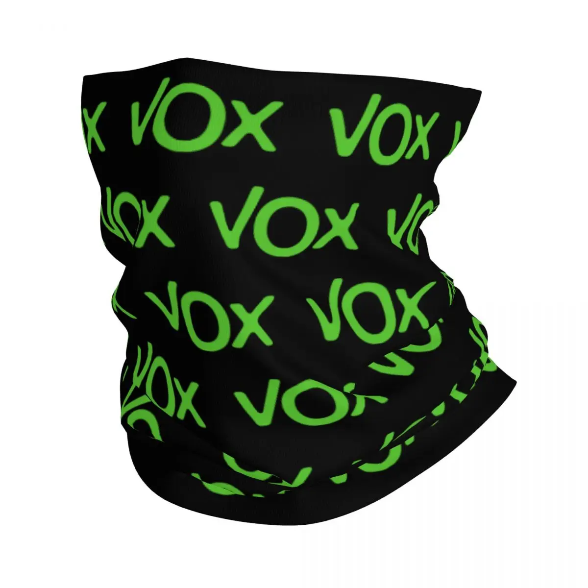 

Espana Vox Logo Bandana Neck Gaiter Windproof Face Scarf Cover Women Men Spain Political Party Spanish Headwear Tube Balaclava