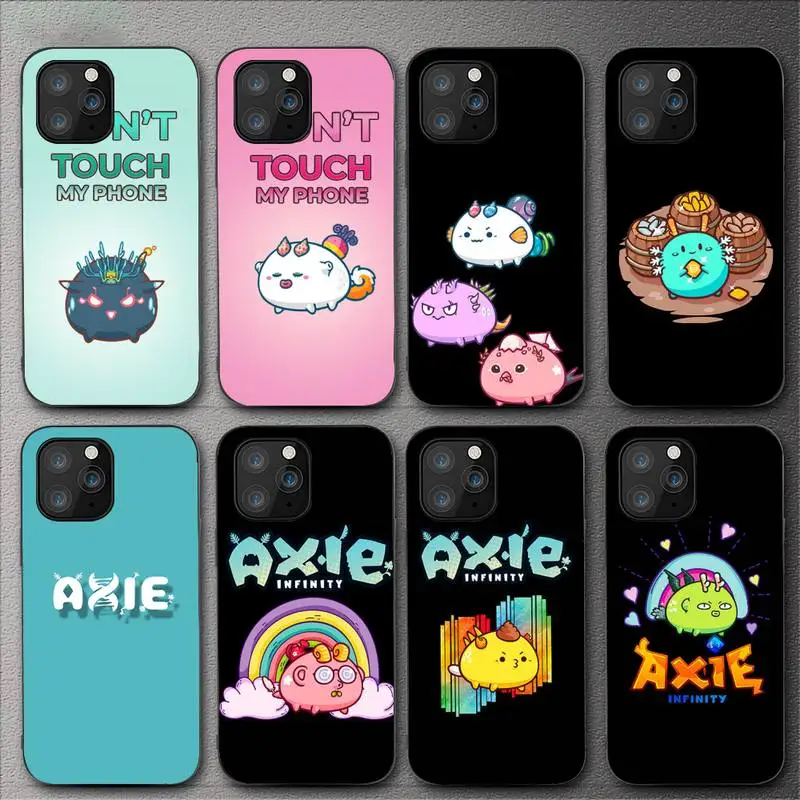 Custodia Per Telefono Axie Infinity Game Per Iphone 11 12 Mini 13 14 Pro Xs Max X 8 7 6S Plus 5 Se Xr Shell