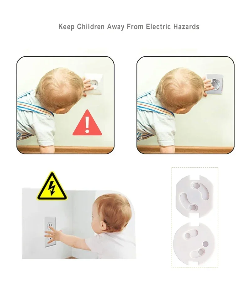 Baby Safety Electric Socket Outlet Plug Protection 1/5/10pcs