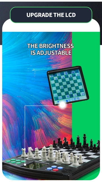 Jogo De Xadrez Eletrônico Peça De Xadrez Magnética Sensorial Placa De Tela  Lcd Novato Aprendizagem Inteligente Ia Contra Único-jogador De Xadrez -  AliExpress