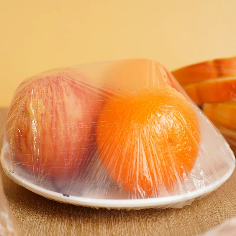 Disposable Elastic Food Fresh-Keeping Covers, Plastic Storage Wrap