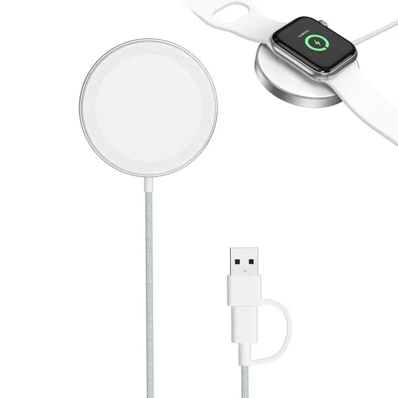 

For Apple Watch Wireless Charger Magnetic Fast Charging Cable Wireless Double-Sided For Apple Original Magnetic Wireless Charger