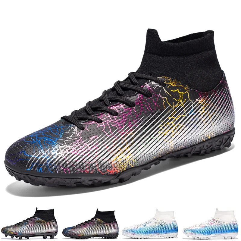 ChildrensFootballShoesOutdoorHighTopFootballFieldBootsFiveasideSoccerShoesIndoor.jpg