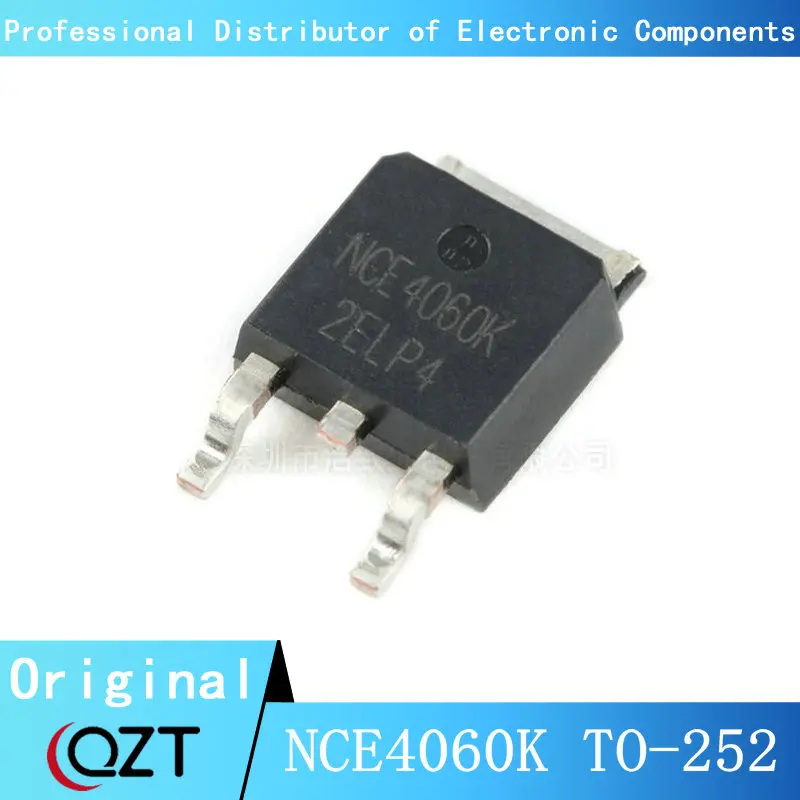 10pcs/lot NCE4060K TO252 NCE4060 60A 40V N-CH DPAK SMD MOSFET TO-252 chip New spot 10pcs stp75nf75 n channel power mosfet 75v 80a 11mohms to 220 chip p75nf75 original