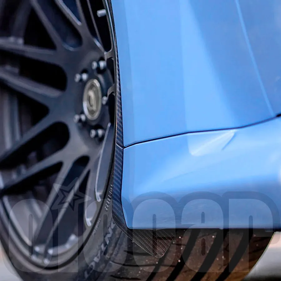 오이오모터스 프리프레그 드라이 카본 프론트 및 리어 스플래시 가드 아치 가드 머드 플랩 키트 (BMW G87 M2용)