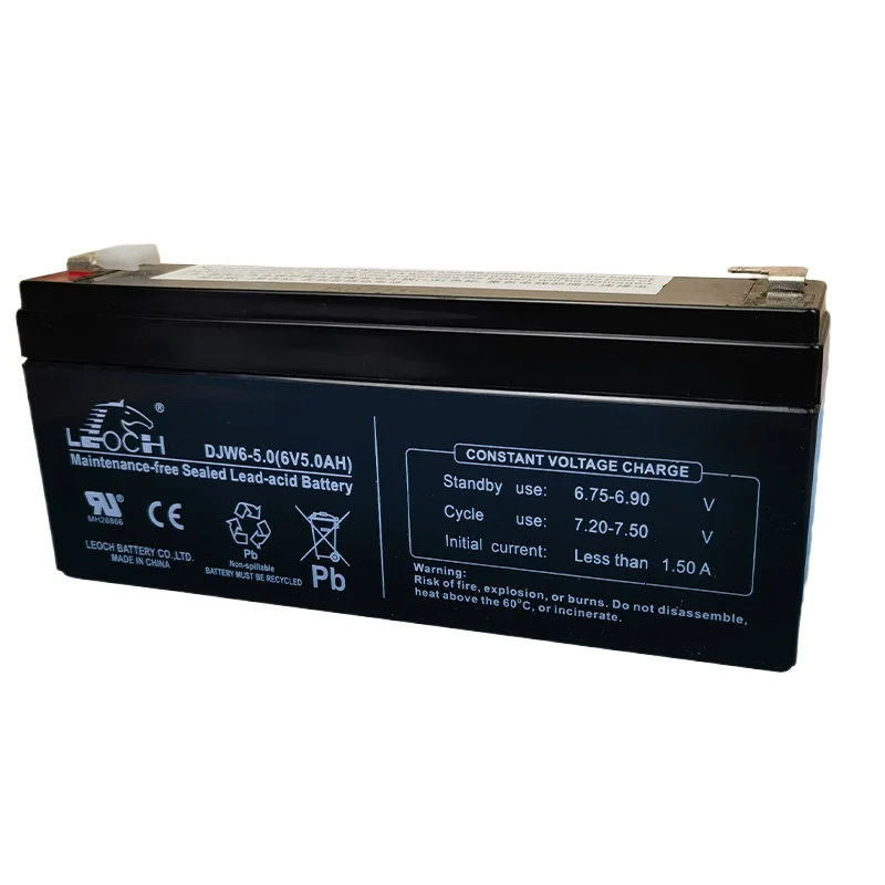 DJW6-5.0 6V 5.0Ah Lead-Acid Battery for Leoch for Electronic Scale for Waterproo
