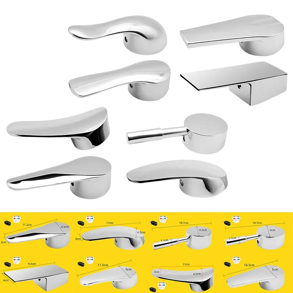 faucet handle Faucet Handle Switch Handle Valve Core Bathroom Replacement Plated Taps 35/40mm Cartridge Spool Faucet Single Metal Lever