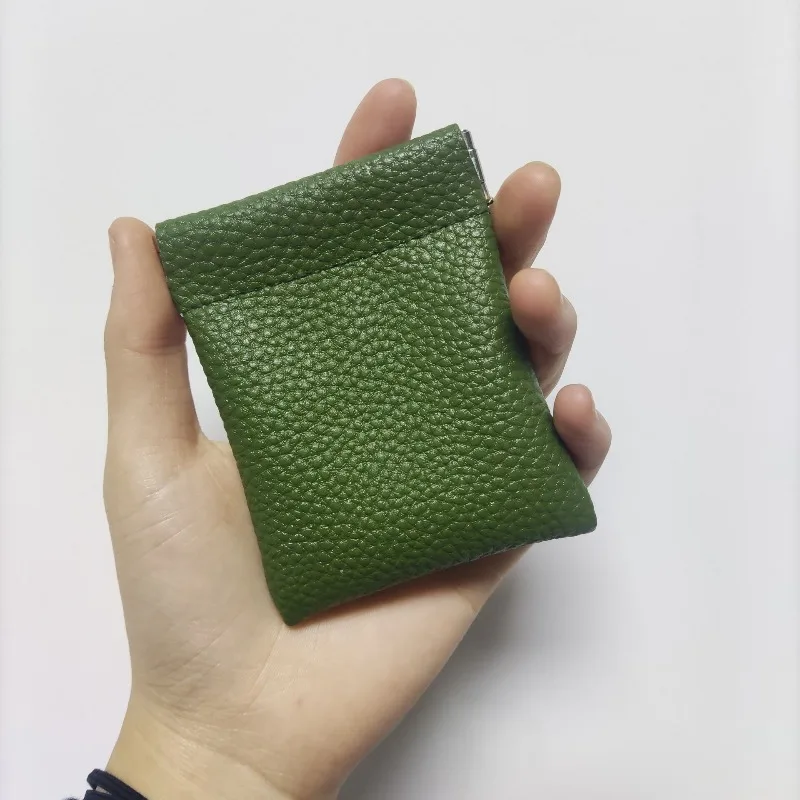ตัวเลือกสินค้า กระเป๋าสตางค์ PU หนัง ขนาดเล็ก ใส่เงินเหรียญ สำหรับผู้ชายผู้หญิง