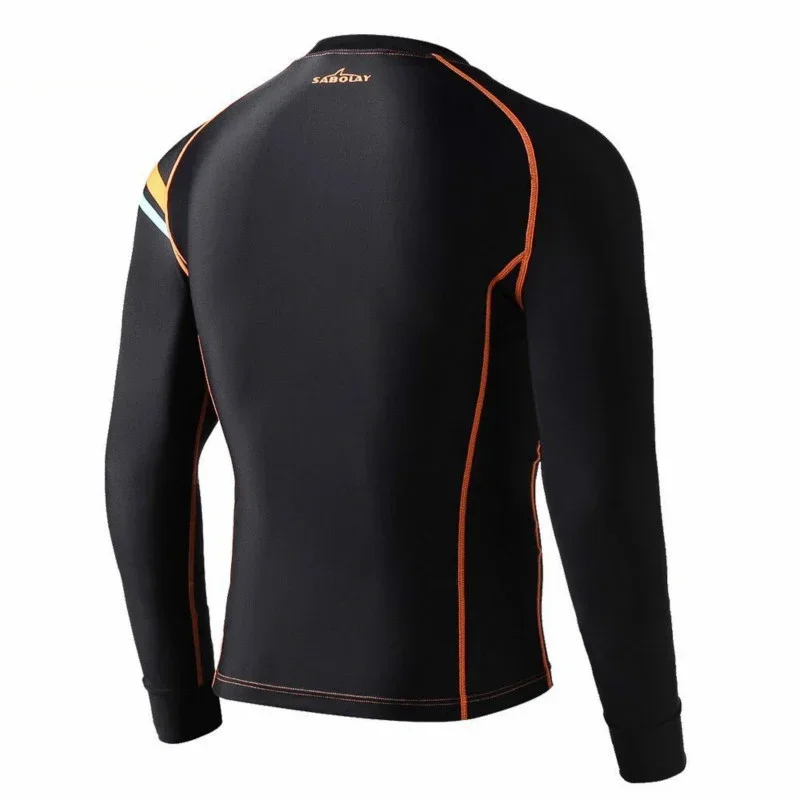 Rash Guard Men Lycra Long Sleeve rash guard suit Surf Swim Swimming Shirt