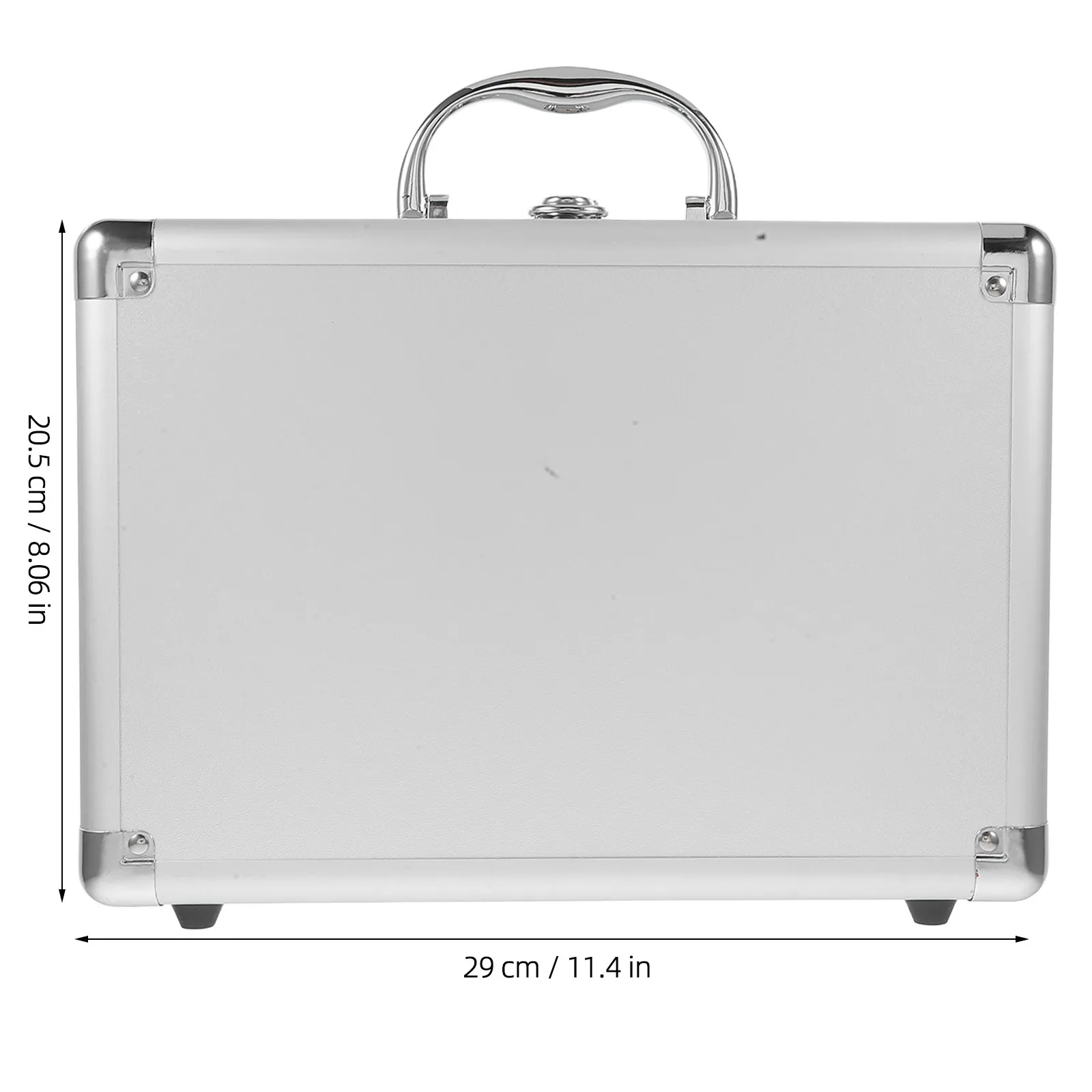 알루미늄 합금 휴대용 공구 가방, 튼튼한 하드 케이스, 메이크업 액세서리, 소형 카메라, 금속 휴대용 보호 수납함