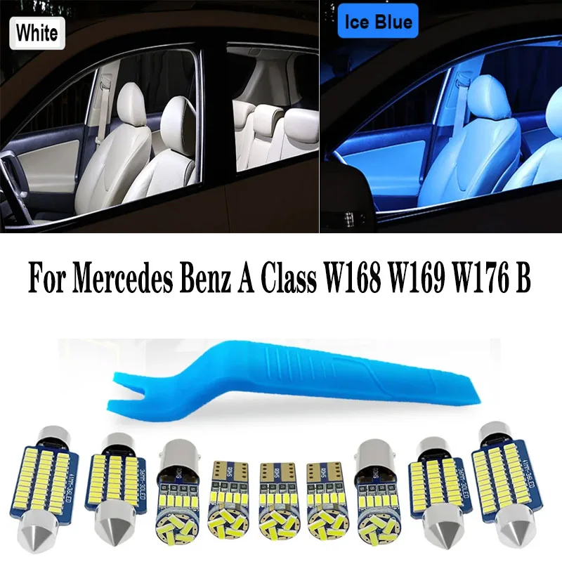 

Car Interior LED Light For Mercedes Benz A Class W168 W169 W176 B Class W245 W246 1997-2018 Parts Accessories Indoor Lamp Canbus