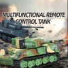 1/72 RTR RC Tank German Tiger Battle Tank Turret 360°Rotation Mini Painted and Assembled Shooting Sound Toy Model for Kids 3