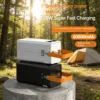 30000mAh 60000mAh Portable Power Bank 120W Fast Charging Power Station Emergency Power Bank LED Charger for Home Camping Phone