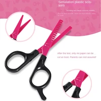 17pcs Girls Beauty Salon Set, Pretend Play Hair Cutting Kit, Hairdresser Toy With Hair Dryer, Scissors, Barber Apron Girl's Gift 4
