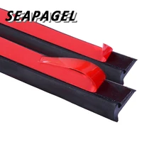 Universal Auto Sealing Strip Inclined T-Shaped Rubber Weatherproof Edge Trim Car Door Trunk Lid Gap Seal Sound Insulation Strip 2