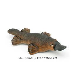 Australian Wildlife Animal Figurines Set - Unique Gift (Platypus - 3)