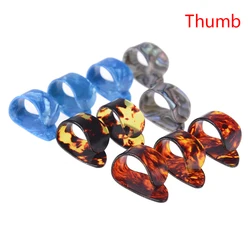 10 - Piece Celluloid Fingerpicking Guitar Plectrum Set (Index finger)