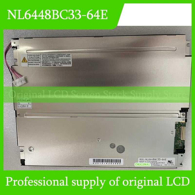 

NL6448BC33-64E 10.4 Inch Original LCD Display Screen Panel for NEC Brand New and Fast Shipping 100% Tested