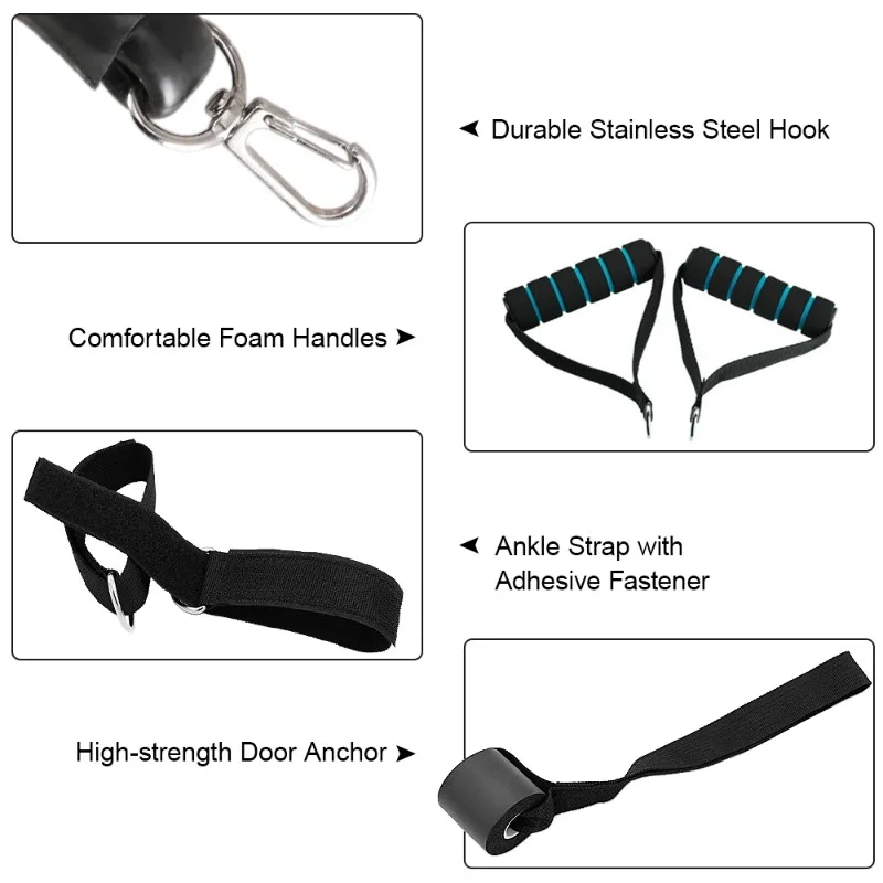 Resistance Bands Pull Rope Sport Set resistance bands resistance band resistance strap pull up assistance bands chest expander fitness tension rope yoga stretch strap suspension training strap