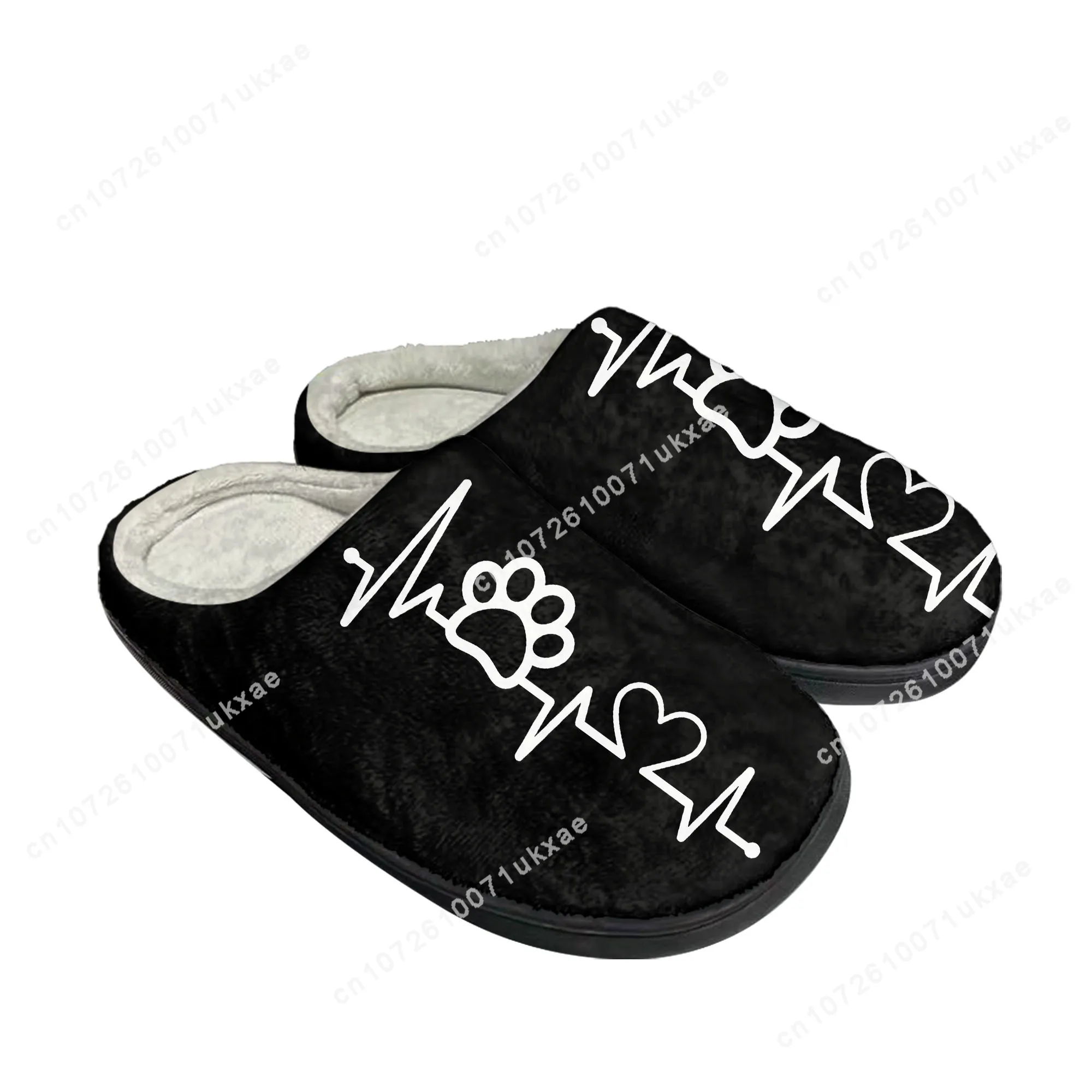 

Animal Paw Print petpaw pet dog cat Home Cotton Slippers Mens Womens Plush Bedroom Casual Keep Warm Shoes Indoor Customized Shoe