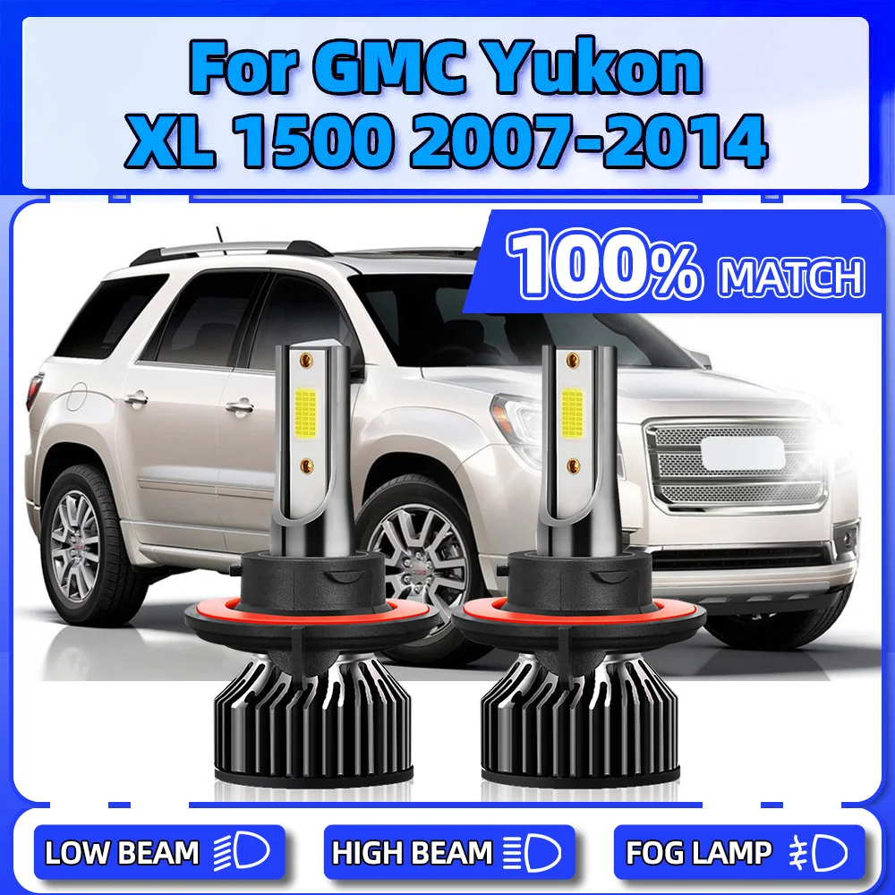 

H13 LED Headlight 20000LM 120W CSP Chips Auto Lamps 12V Car Lights For GMC Yukon XL 1500 2007 2008 2009 2010 2011 2012 2013 2014