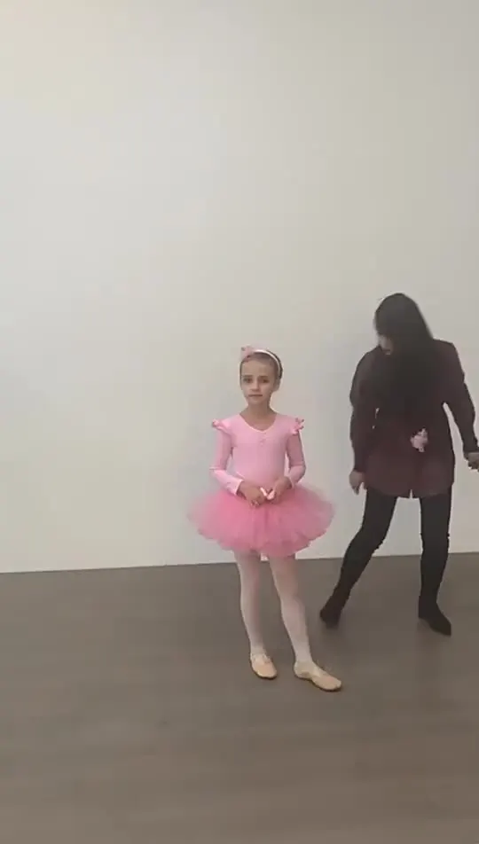 Vestito Tutu Da Balletto Per Bambine Soudittur - Body Con Manica Corta Per Danza E Ginnastica