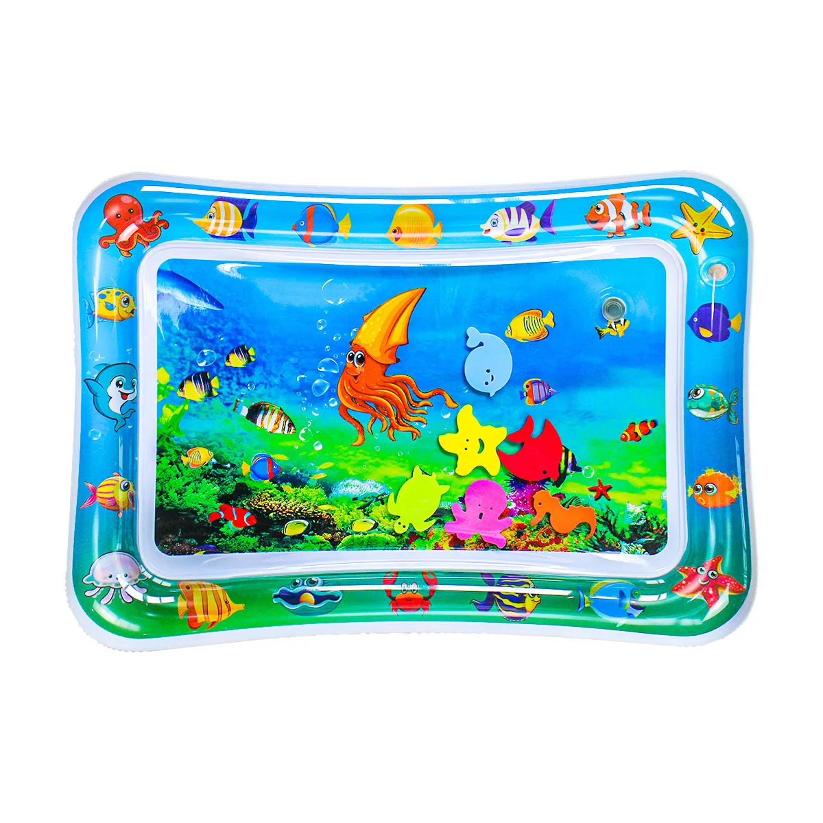 Baby Water Mat Pat Pad Spray Inflatable Different Patterns Water Cushion Marine Life Mat Ice Water Accessories Play Mat Pool
