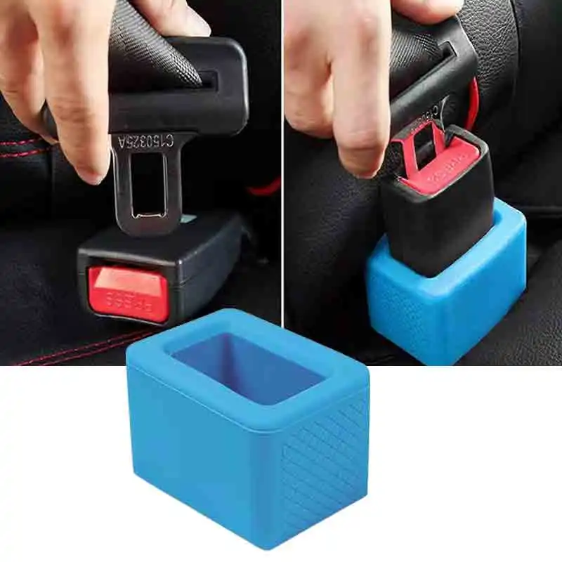 Seat Belt Guard Buckle Up Car Seatbelt Guard Seat Belt Holder Durable Silicone Material Car Accessories Suitable For Kids