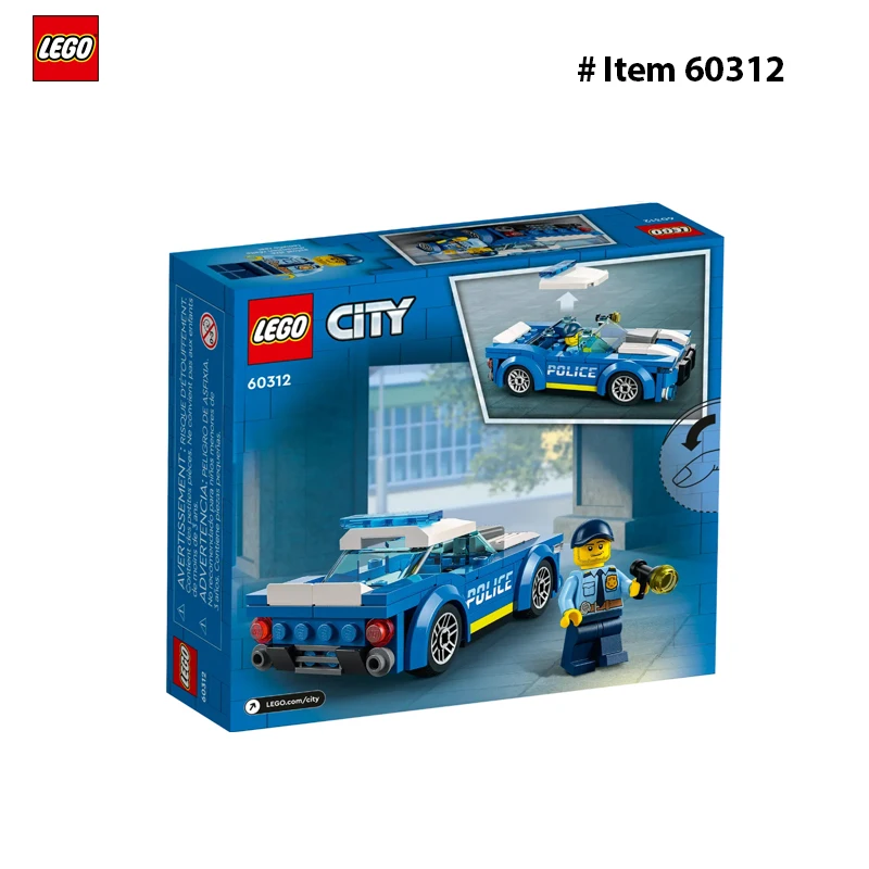 LEGO 60312 City Police Car Toy for Kids Plus Years Old with