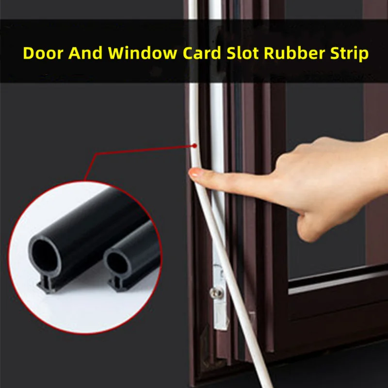 10m O Type Plastic Steel Door Window Block Sealing Weather Stripping Silicon Rubber Elastic Band Hollow Bulb Draft Stopper Magic Door seal strip Sealing strip tape Window seal strip Sealing tape Rubber seal strip Rubber door weatherstripping Door draft stopper Door weatherstripping Silicone seal strip Sealing strip Waterproof tape