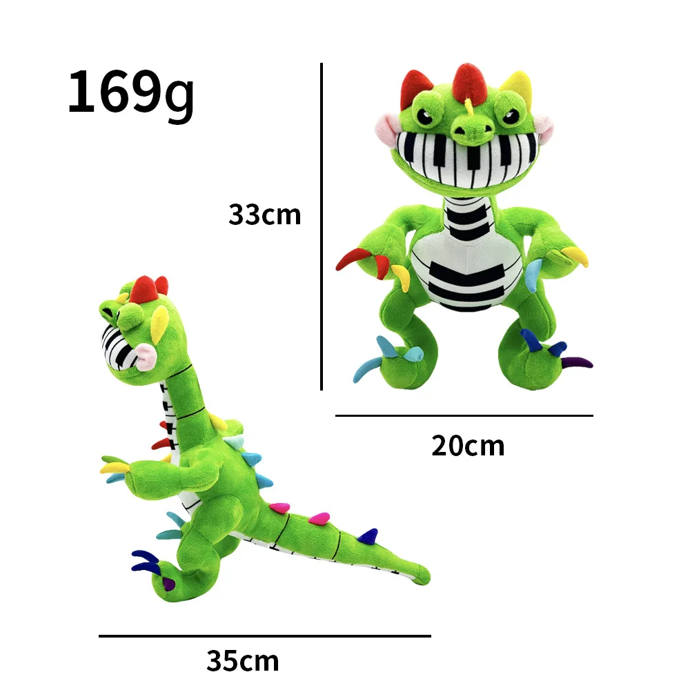 New Style Dinosaur Shape Pet Plush Toy Piano Saurus Plush Toy Pet Puppy Chew Toys 6