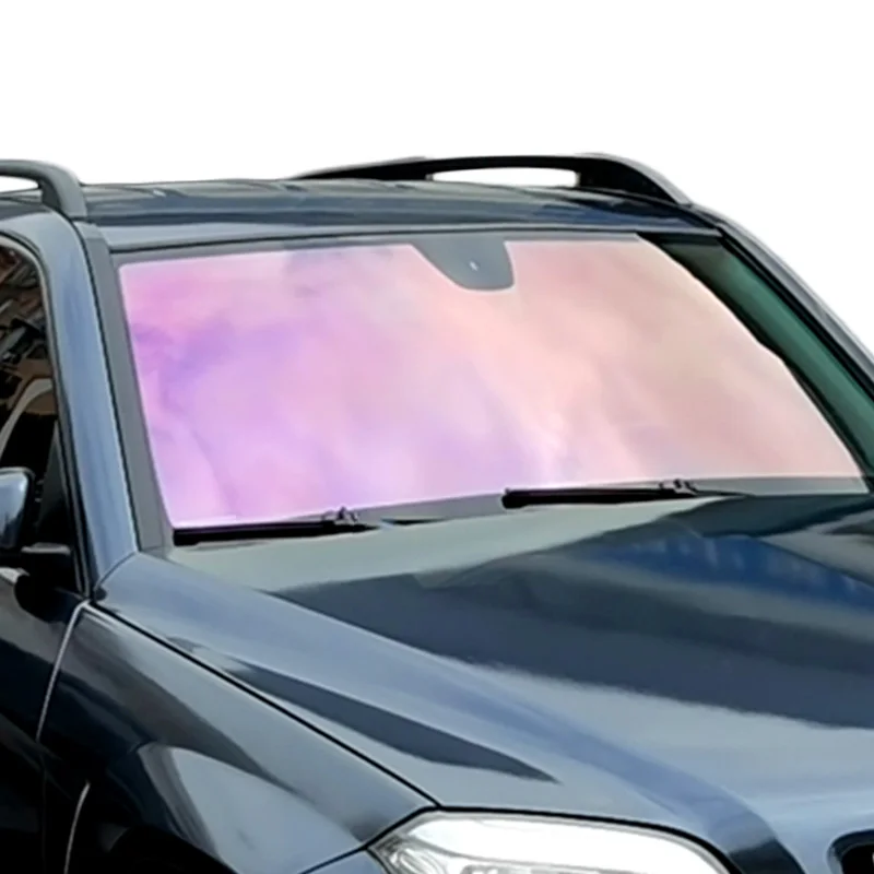 

80VLT фиолетовый ультра Хамелеон оттенок Радуга Автомобильная стеклянная пленка рулон керамический ПЭТ Хамелеон автомобиль окно солнечная пленка