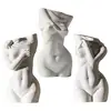 Female Body Vase Modern Ceramics Flower Vase In Female Body Shape Multi-Purpose Aesthetic Room Decor Flower Pot For Dry Flowers 1