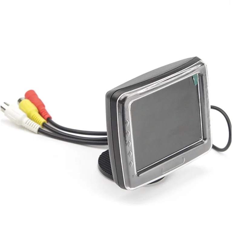 

3.5 Inch RearView LCD Car Monitor for Parking Sensors 2 Video Input NTSC PAL AV Interface 12V PZ701 Free Post