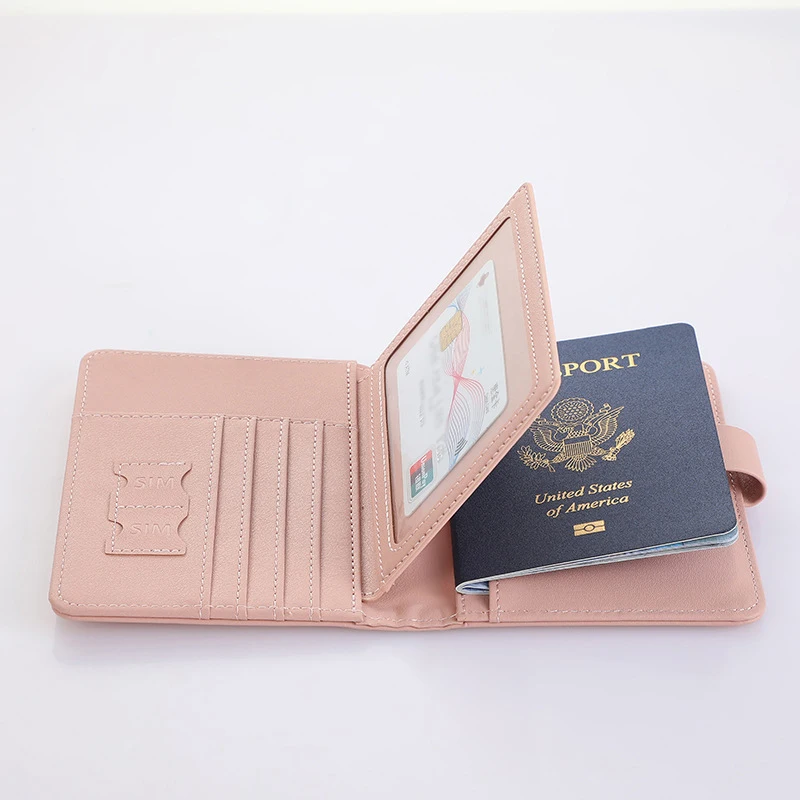 Multifunctional Leather Passport and Document Organizer