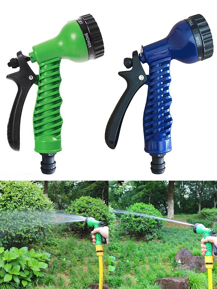 Portable High-pressure Water Gun Garden Hose Spray Attachment Hozelock Nozzle Garden Water For Car Cleaning Gardening garden irrigation nozzle garden sprayer nozzles pressure washer nozzle