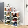 Detachable Shoe Racks Space-Saving Stackable Plastic Shoes Shelf Multi-Layer Assembled Shoes Racks Household Shoe Rack Organizer 2