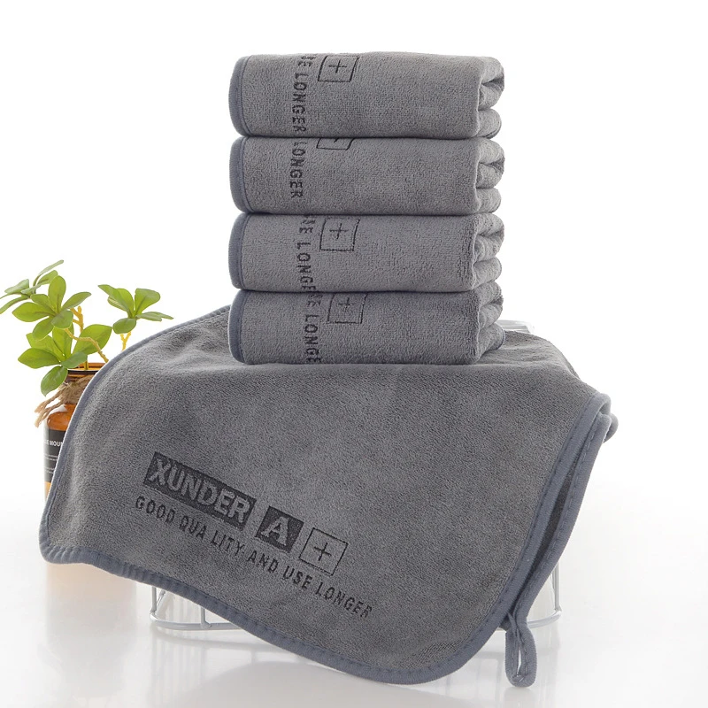 Microfiber Towel Microfiber Cleaning Cloths Car Washing Towel Car Drying Towel 1/2 Pcs Double Layer Plush Thicken