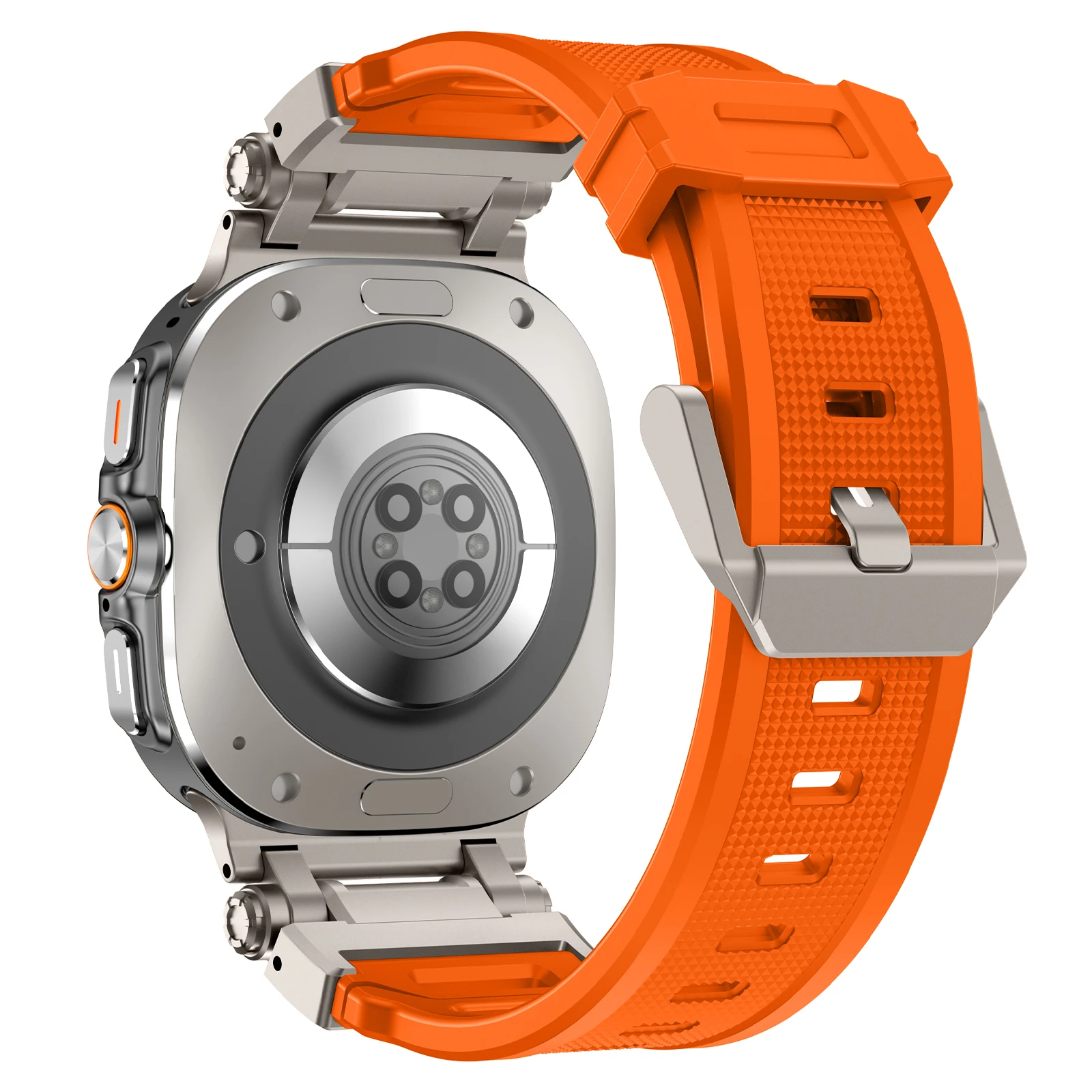 Sports TPU Rubber Strap - Soft Silicone Band, No-Gaps Design Bracelet Correa