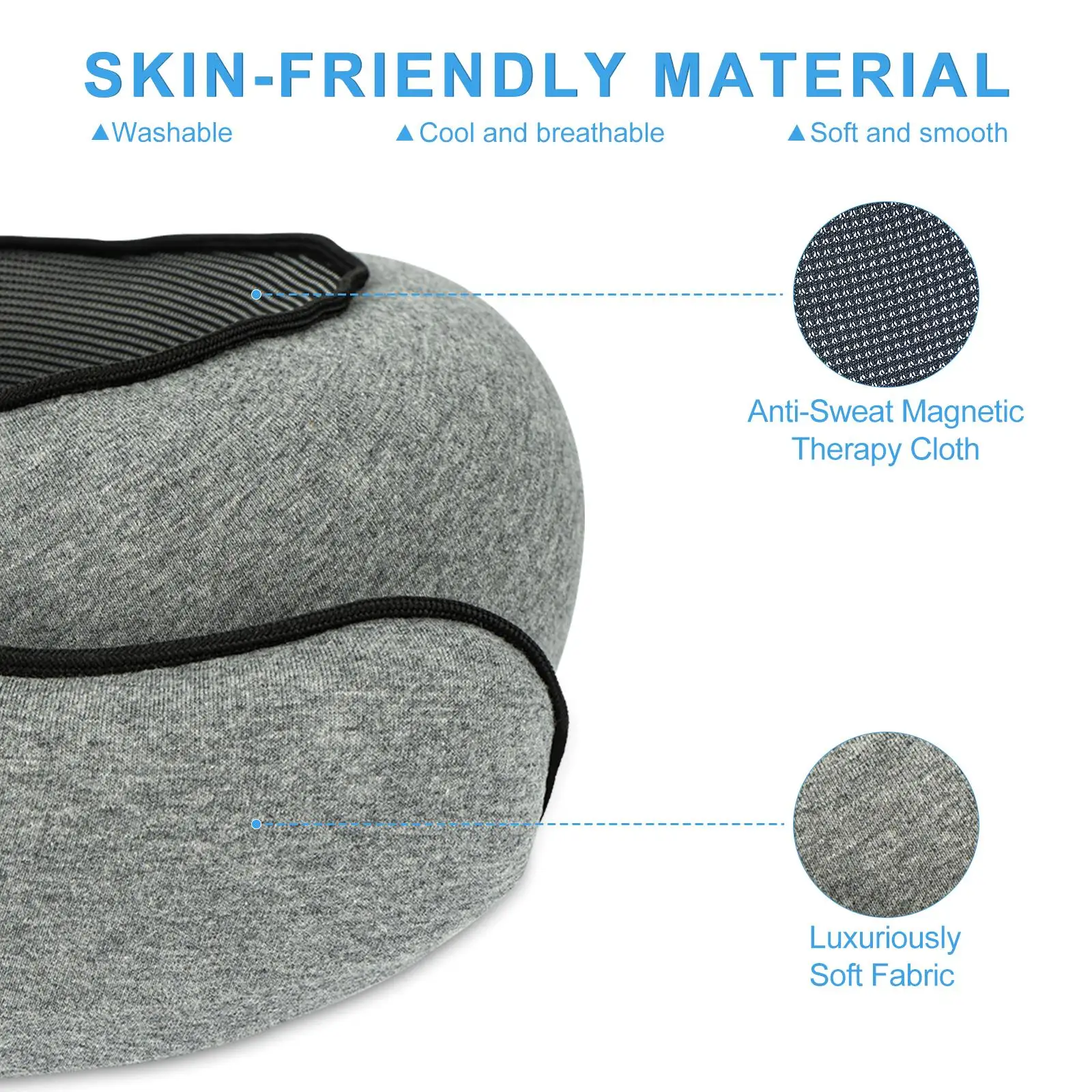 Memory Foam Travel Neck Pillow