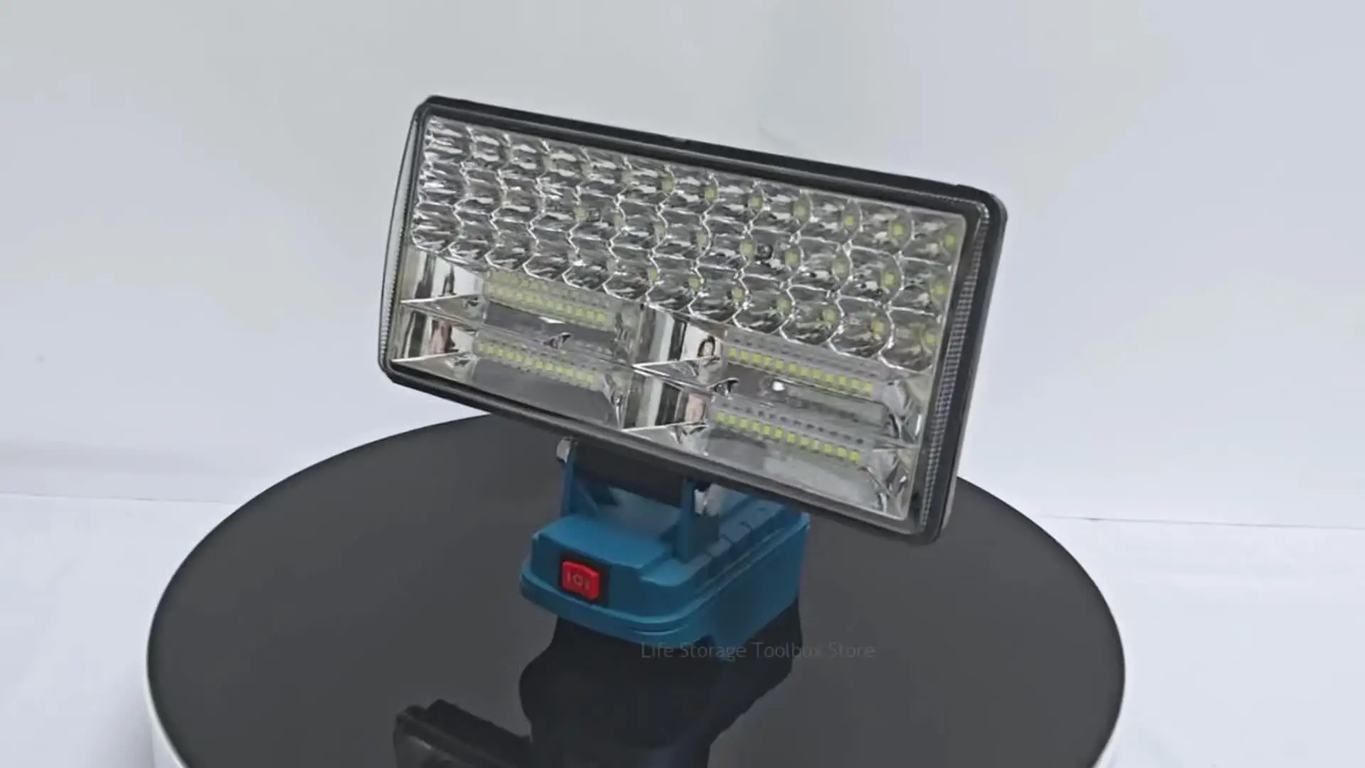 T-SUN Cordless LED Work Light For Dewalt 18V/20V Battery, 48W 5200LM Flood Light With Low Voltage Protection & USB-C Charging, Job Site Lighting For - View #8