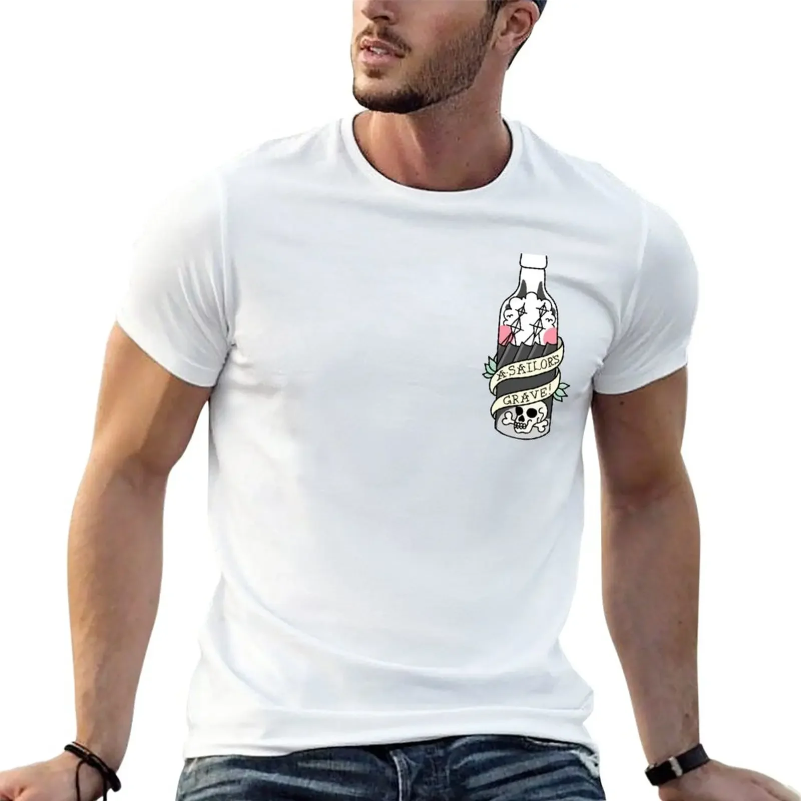 

Мужские футболки с принтом моряка, принты животных для мальчиков