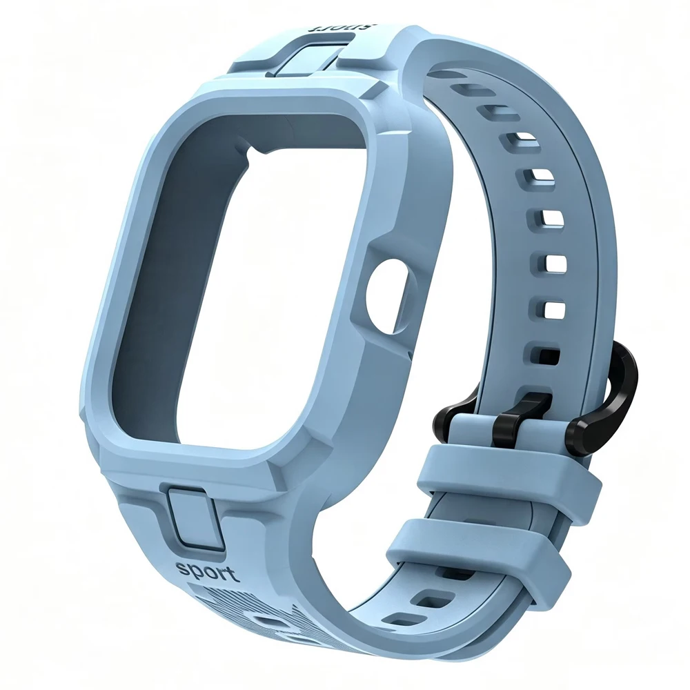 Silicone Sports Band with Integrated Cover - Premium Strap