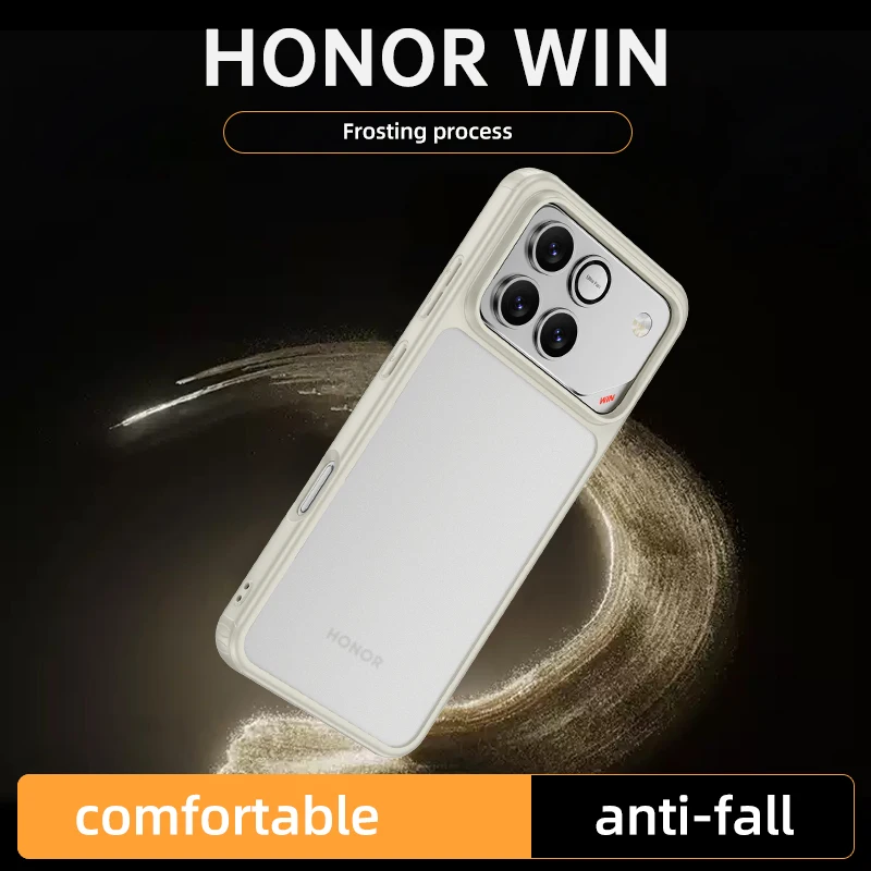 Frosted Hard PC Shockproof Camera Protection Translucent Phone Case