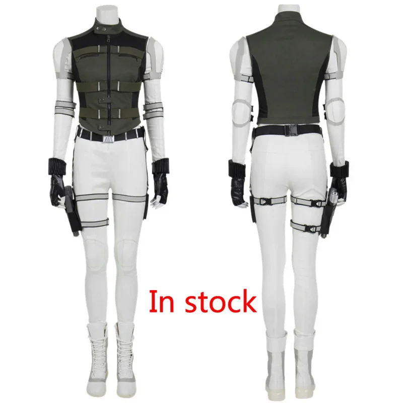 

Widow Cosplay Costume Black Women Yelena Belova Cosplay Jumpsuit White Halloween Outfit Battle Suit Custom Made