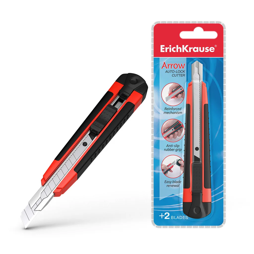 Нож канцелярский ErichKrause Arrow