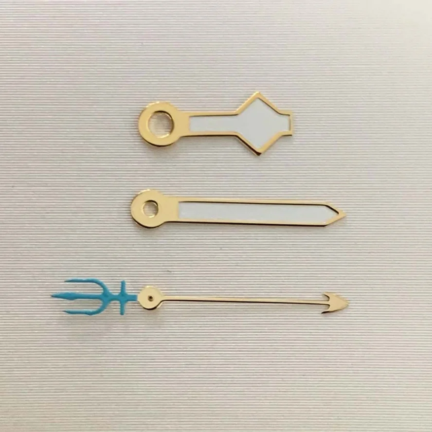 

Watch Accessories Hands Gold Edge White Green Luminous Watch Hand Color Seconds Hand Suitable for NH35/364R/7S Movement