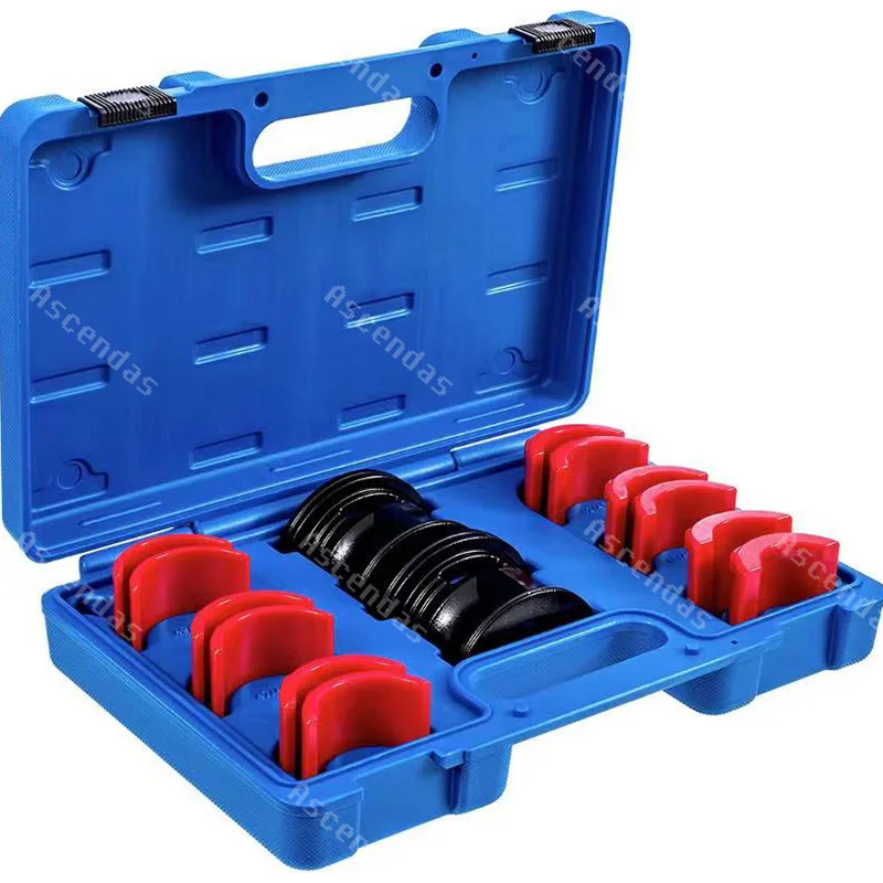 New Universal Motorcycle Fork Seal Driver Kit 14Pc Oil Seal Mount Driver Set 35-50MM