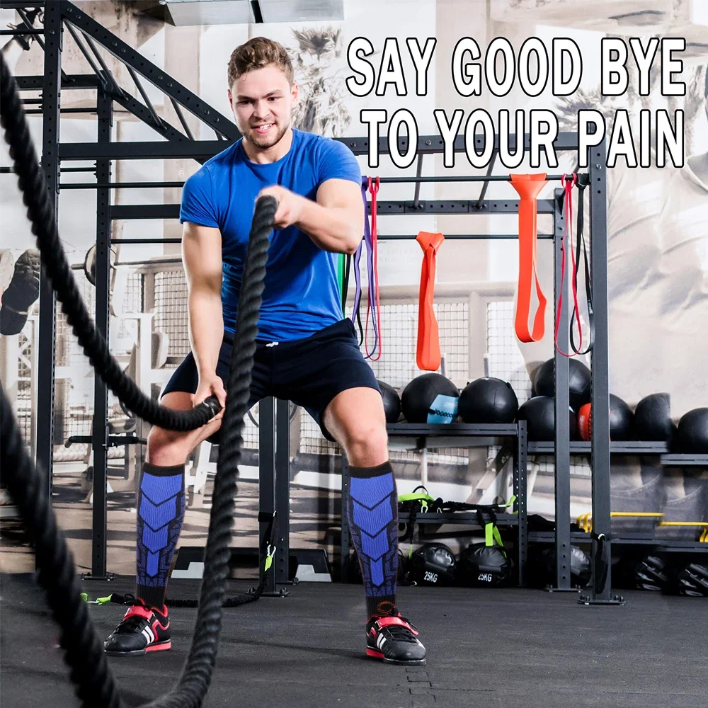 High-Performance Compression Sports Socks - Unisex Activewear for Enhanced Circulation and Endurance