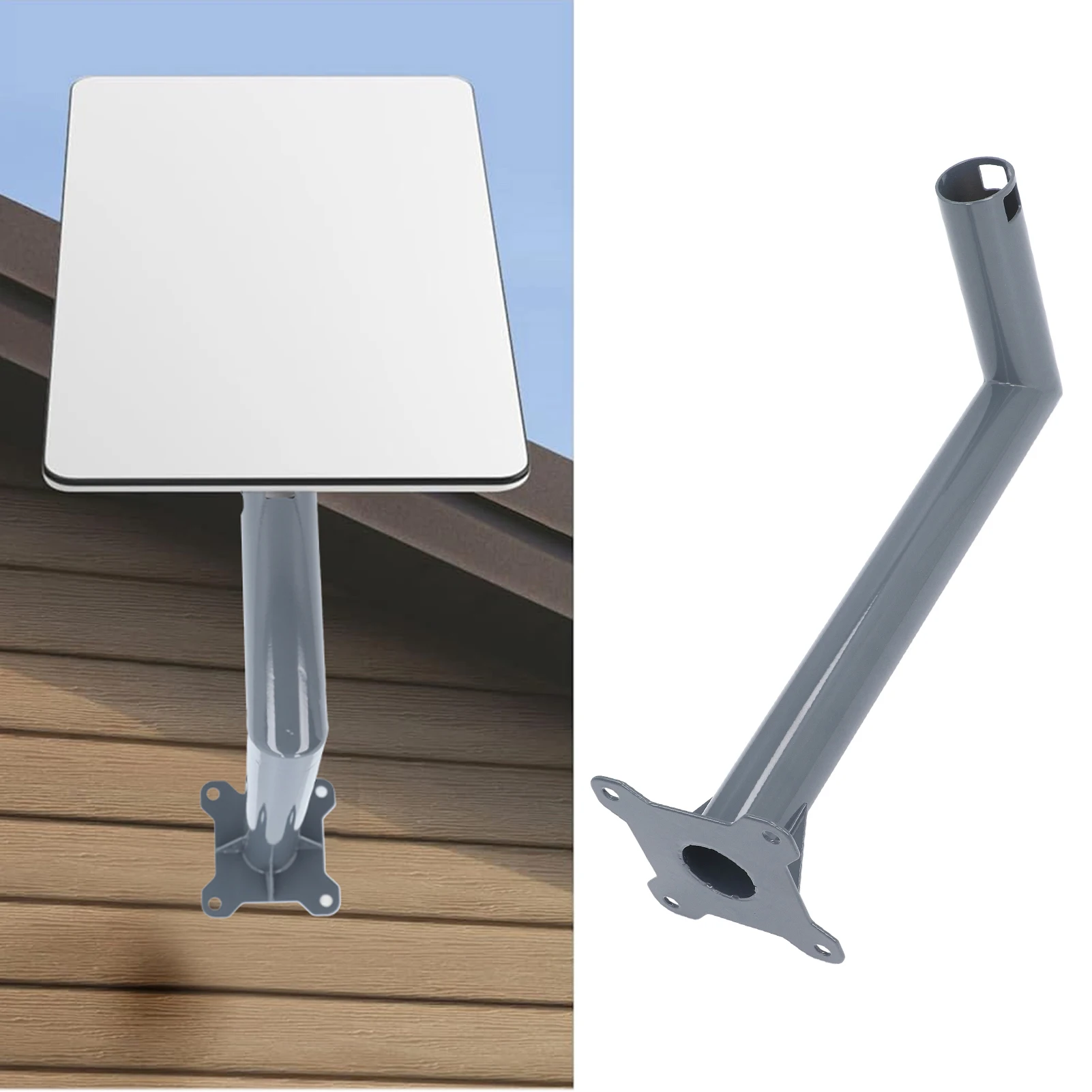 for Starlink Mounting Kit Stainless Steel Heavy Duty Snow Proof for Starlink Mounting Bracket V2 Roof Mount Kit